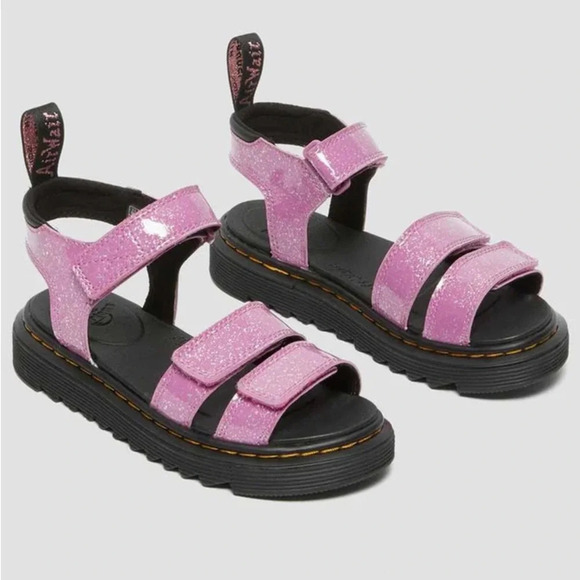 Dr. Martens Klaire Pink Glitter Sandals size: 5 - Picture 1 of 6